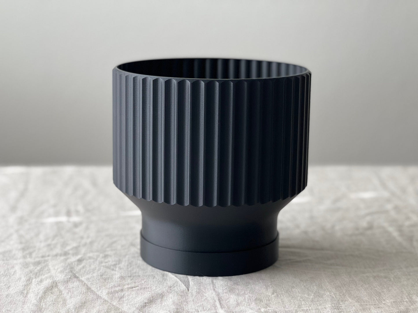 Black Classic Planter Pot